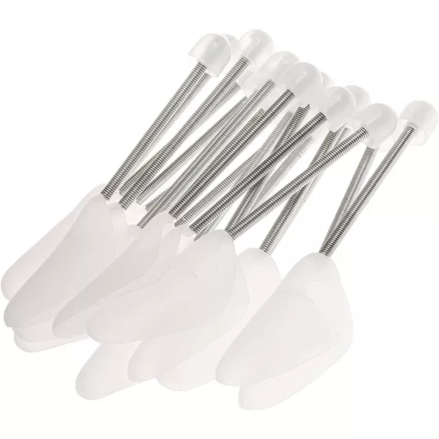 1x - 10x PAIRS OF SHOE TREE TREES MAINTAIN SHAPE SHOES FOOTWEAR PLASTIC WHITE