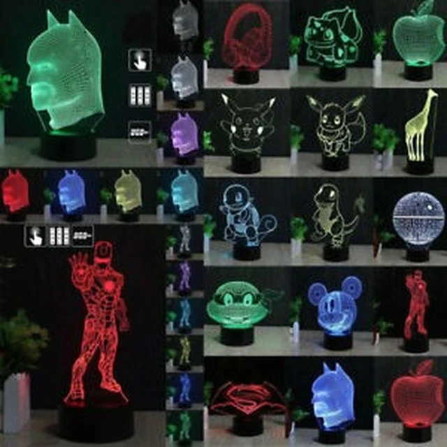 Niedliche Geister Leselampe - 3D Halloween Nachtlicht Mit Sanftem Licht Batteriebetrieben