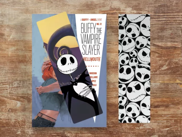 Disney Nightmare Before Christmas Jack Skellington Bookmark Gift Handmade Art 3