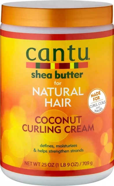 Cantu Shea Butter Natural Hair Coconut Curling Cream 709g