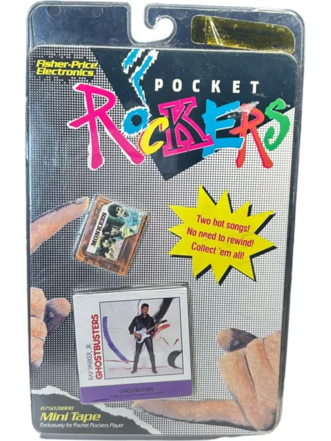Fisher Price Pocket Rockers Mini Tape: Ray Parker Jr. Ghostbusters, The Monkees