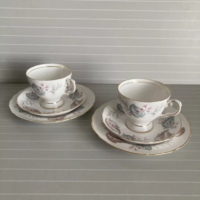 Royal Tuscan Sherwood Fine Bone China Cup - Saucer - Side Plate X2 - F527