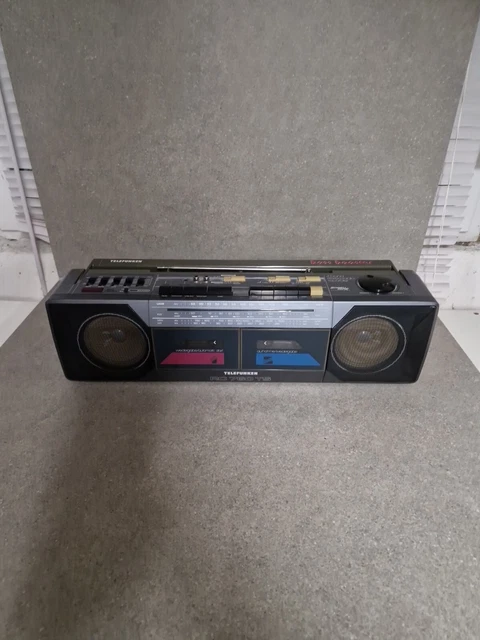 Face Arrière Telefunken Studio 1 - Panneau Vintage Pour Boombox Ghettoblaster
