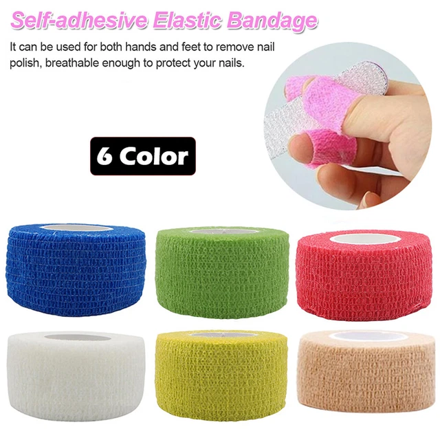 6 Color Sport Self-Adhesive Elastic Bandage Finger Wrist Ankle Knee Stretch Wrap