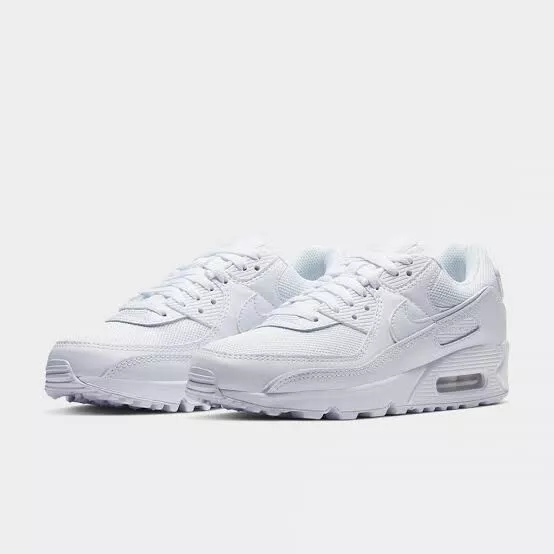 Nike Air Max 90 Triple White Womens Size US 8 Casual Shoes New✅