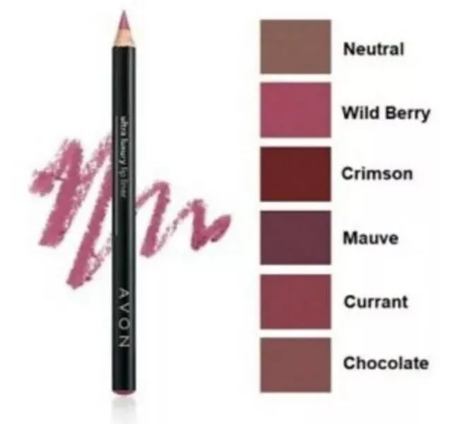 AVON Ultra Luxury Lip Liner Sealed .04 Oz. CURRANT