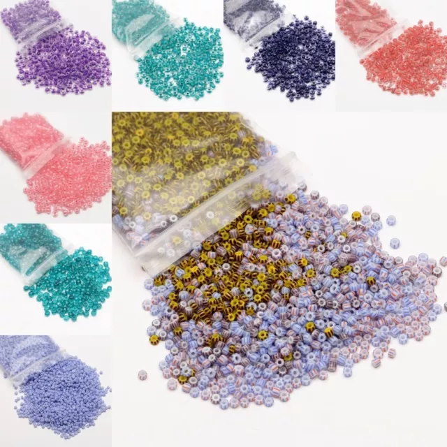 500/3000 Pcs 4mm Czech Glass Spacer Beads Jewelry Making DIY Pick 10 Color 3