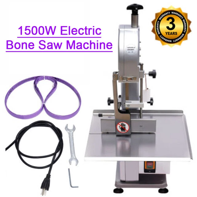 Electric Frozen Meat Cutting Machine Commercial Bone Saw Machine Cutter 1500W