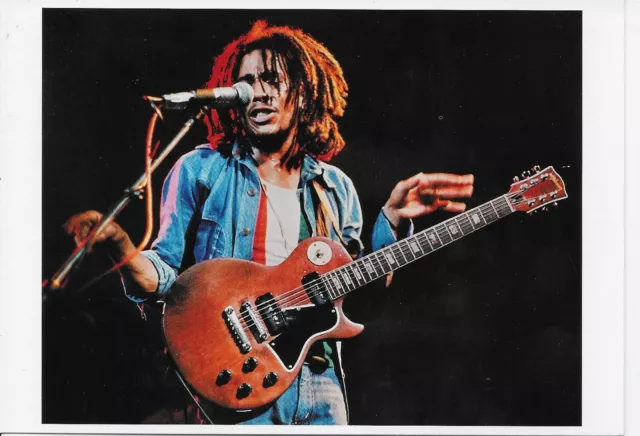 Bob Marley, Jamaican Singer, Songwriter, Musician (1945-1981) --POSTCARD