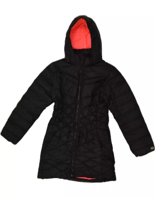 Cappotto imbottito con cappuccio NIKE per ragazze 10-11 anni poliestere nero medio AD11