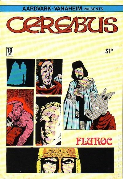 Cerebus #18 VG 1980 Stock Image Low Grade