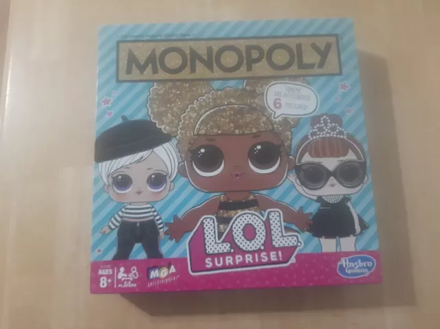 LOL SURPRISE  Monopoly 2018 board game New in Open Box Complete