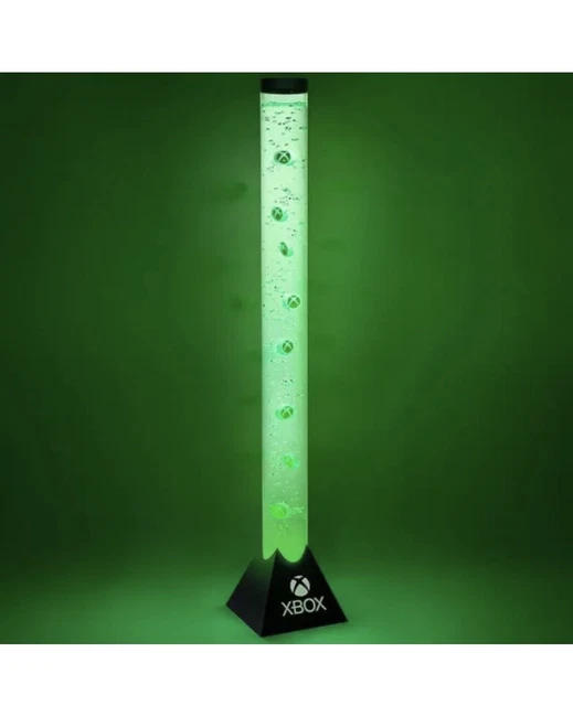OFFICIAL 47& XBOX XL Icon Flow Lava Lamp Light Up XBox Logo Icons 120cm