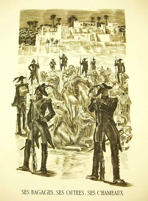 Napoleón Bonaparte Campiña D´Egypte " Sus Camellos" Voz 16 Mayo 1799 Decaris