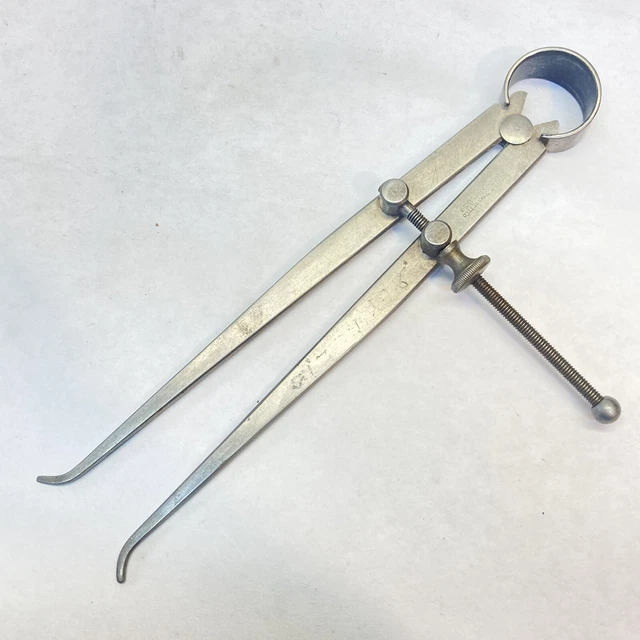 Starrett 73A-6 Yankee Spring-Type Inside Caliper, 6" Size, Solid Nut