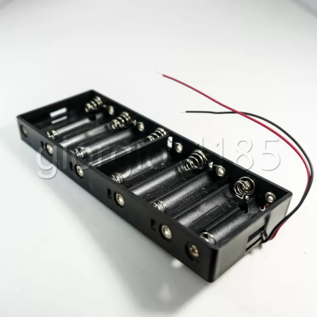 Battery Holder 10 x AA UM-3 Dry Cell Case 15V Box With Wire Lead Cable