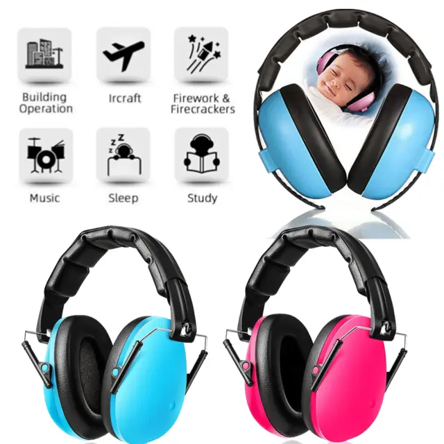 Baby Kids Ear Defenders Toddler Noise Protectors Ear Muffs Children