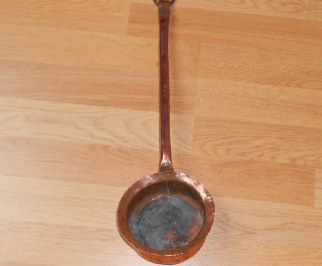 ANCIENNE LOUCHE OU casserole a sauce en cuivre EUR 10,00 PicClick FR