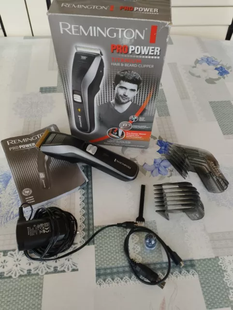 Rasoio Elettrico Barba Tagliacapelli Remington Pro Power Titanium Hc5400 2