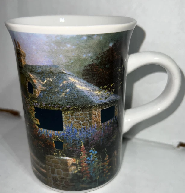 Thomas Kinkade Country Memories Fine Bone China Java Mug (12.5 Oz