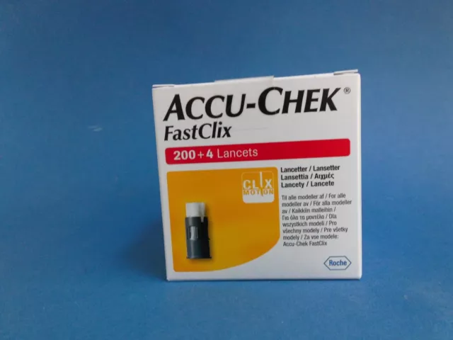  Accu Chek Fastclix Lanzetten 200+4