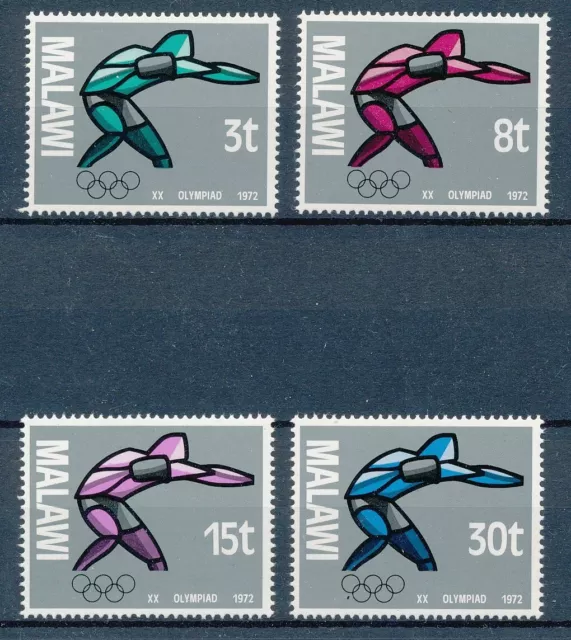 [BIN16648] Malawi 1972 Olympics good set very fine MNH stamps