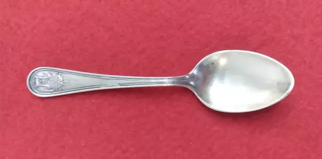 Reed & Barton Silver Silverplate Hotel Pennsylvania New York Demitasse Spoon 4"