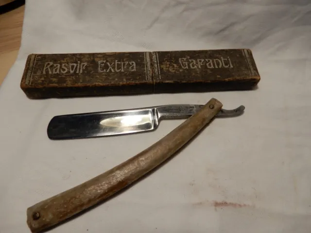 rasoir coupe choux ancien barnerias  .straight razor old barber .rasiermesser