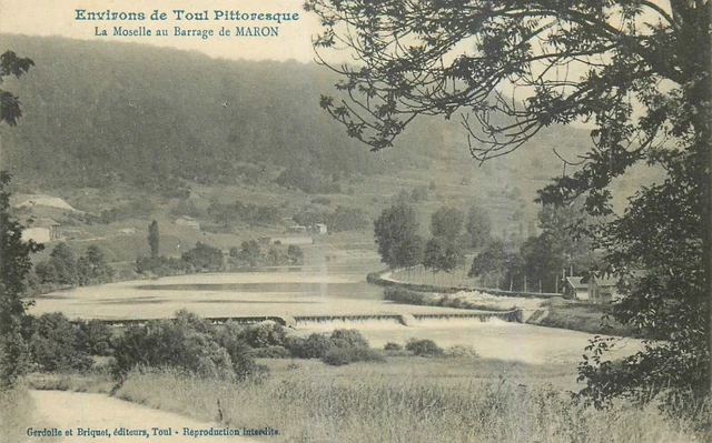 Pierre-la-Treiche - Pierre la treiche le pont et le barrage sur la
