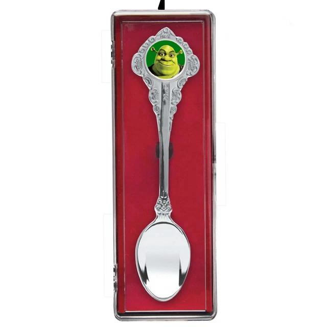 Shrek Spoon Collectors Souvenir with hanging display case