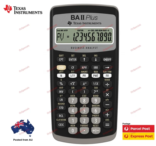 TI BA II Plus Pro Calculator