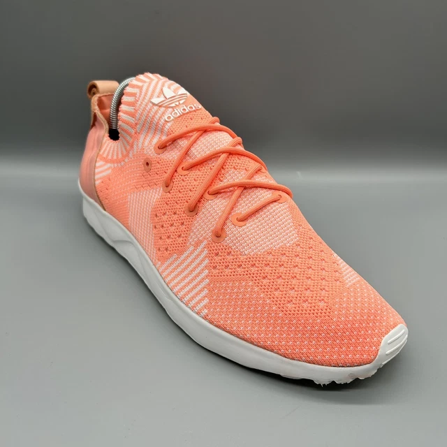 Adidas ZX Flux ADV Virtue PrimeKnit Womens Running Trainers BB2308 Orange Uk 8.5