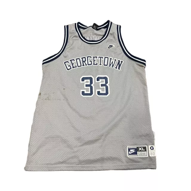 Vintage Georgetown Hoyas Patrick Ewing Nike Jersey Size XL 