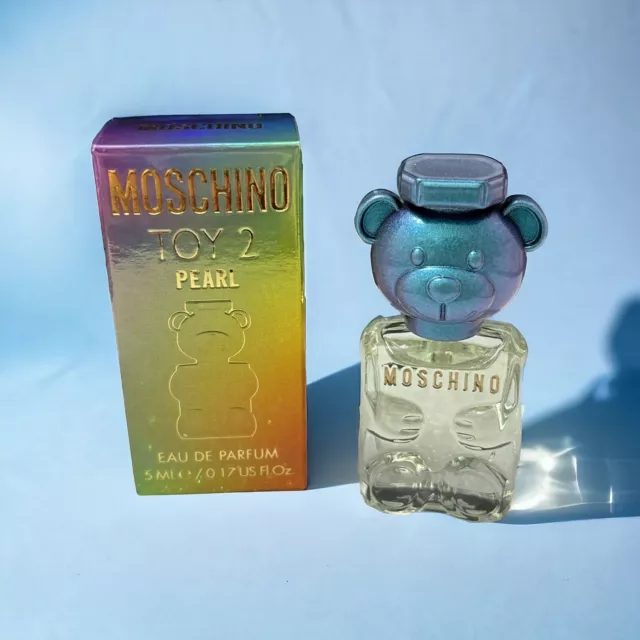 Miniatura Di Profumo Super Novità 2023 Moschino Toy 2 Pearl Tappo Blu