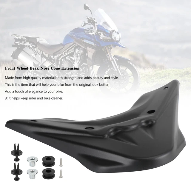 Extension De Nez De Roue Avant Moto Pour Tiger 800 XRX XRT 2015-2019 - Noir
