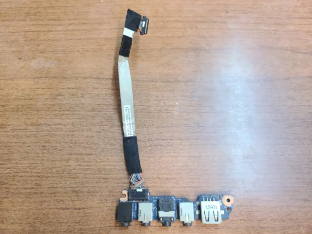 Original! Sager Clevo P170Sm Laptop Usb Audio Port Board W/ Cable 6-71-P15E8-D02