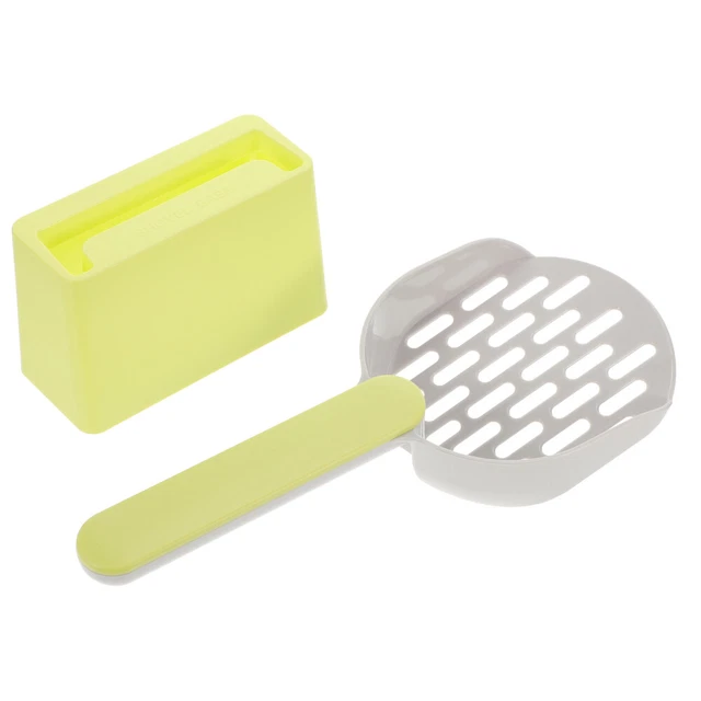 Paletta Lettiera Per Gatti Con Contenitore - Design Ergonomico, 10 Sacchetti Inclusi, Grigio - Foto 10