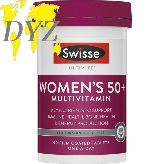 Swisse Ultivite Women's 50+ Multivitaminas (90 tabletas)
