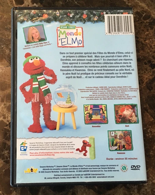 Kelly Ripa Elmo *DVD MOVIE SESAME Street Elmo's World Happy Holidays! - Kelly Ripa $5. ...
