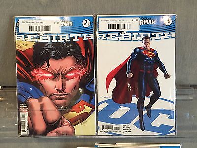 Superman Rebirth One-Shot #1 / Cover A & B Variant Set / 2016 Dc Comics Nm