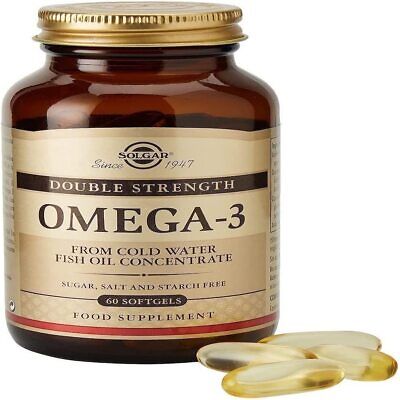 Solgar Doble Fuerza Omega-3 700 mg, 60 cápsulas blandas, aclaramiento para EXP 01/2023
