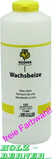 Rosner Wachsbeize Beize 1 Liter - freie Farbwahl - 1x Versandkosten - Menge egal