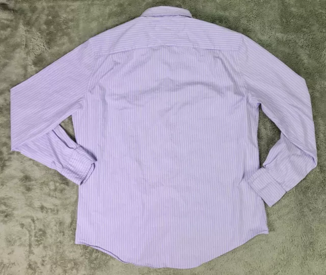 Tommy Hilfiger Shirt Mens Large Long Sleeve Custom Fit Striped 2