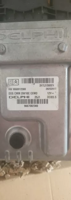 Calculateur moteur PEUGEOT CITROEN 2.0 HDI DCM3.5 HW 9666912580
