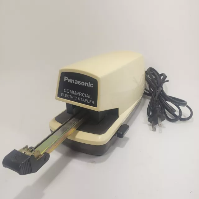 Panasonic Commercial Electric Desk Top Stapler Hands Free *ammo not included 2