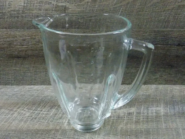 Oster Blender 6 Cups/1.25 L Glass Replacement Pitcher Jar 6694 6650 Pitcher Only
