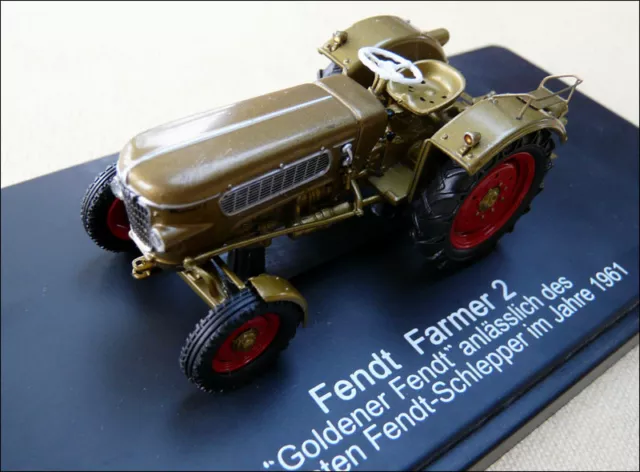 SCHUCO tracteur FENDT Farmer 2 "Goldener Fendt"  échelle 1:43