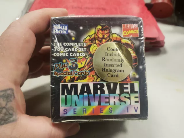 1993 Skybox Marvel Universe Series 4 IV 180 Cards Factory Set Sealed