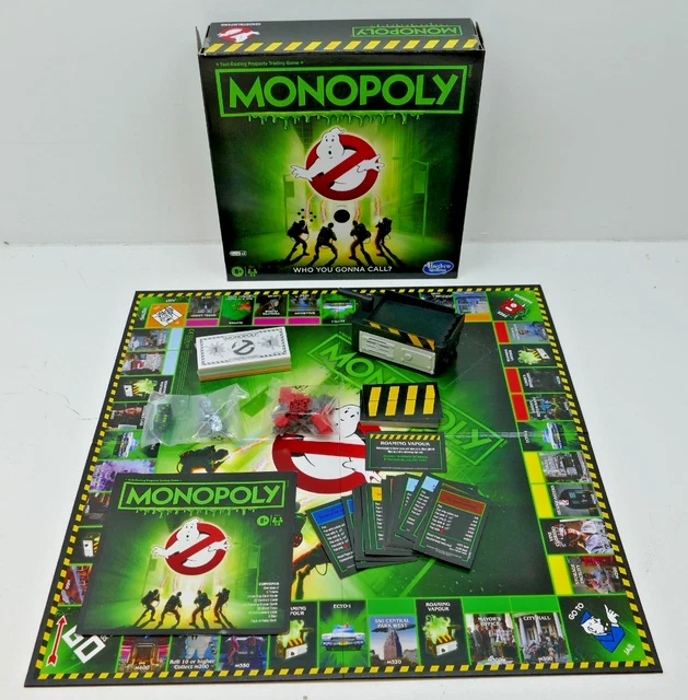 Hasbro Monopoly Edición Cazafantasmas – Juego De Mesa Con Temática De La Película Original, Para 2-6 Jugadores +8 Años