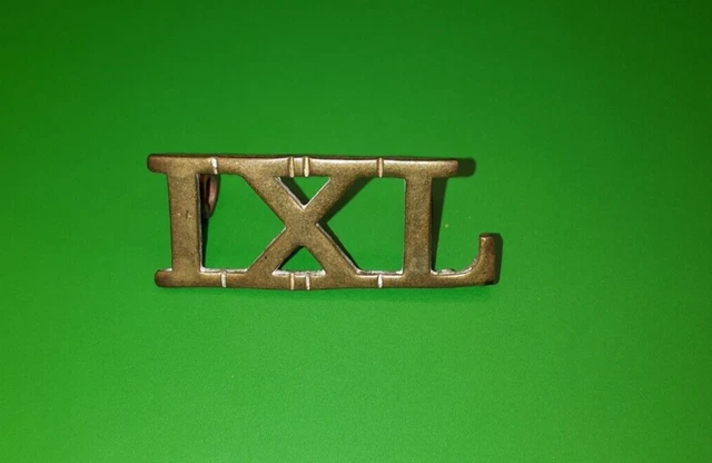 IXL - 9TH QUEENS ROYAL LANCERS BRITISH ARMY BRASS SHOULDER TITLE £5.99 ...